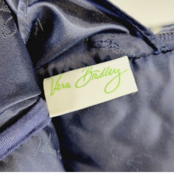 VERA BRADLEY Navy Blue Twirly Birds Backpack - Picture 12 of 16